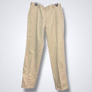 Peter Millar Pants Mens 34 X 33 Golf Chinos Solid Brown Beige Tan Trousers Sport